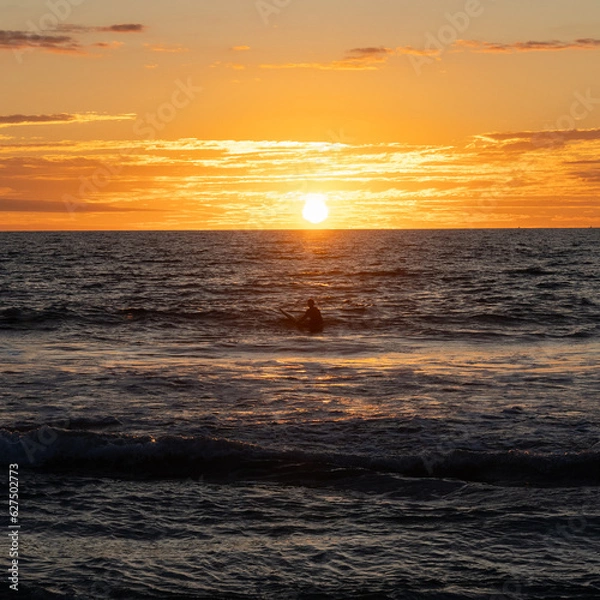 Fototapeta ocean sunset
