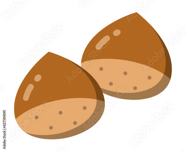 Obraz シンプルな栗