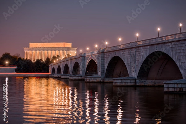 Fototapeta Arlington Memorial Bridge