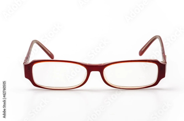 Obraz Eyeglasses isolated white background