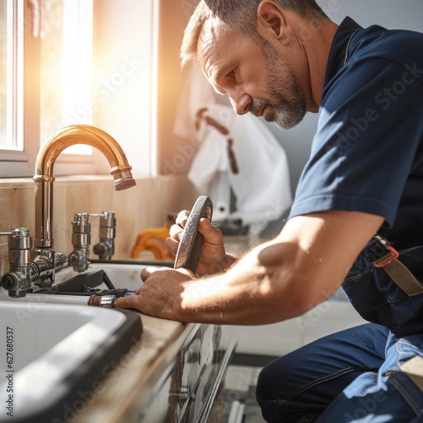 Obraz Plumber working
