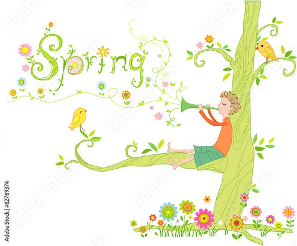 Obraz 봄 캐릭터 2