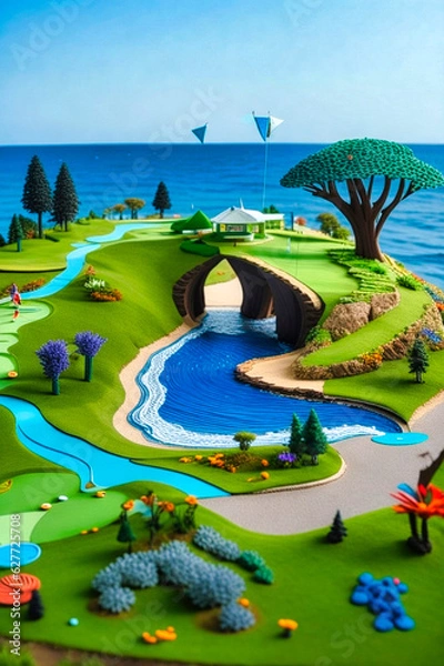 Fototapeta Natur. Generative AI Technologie