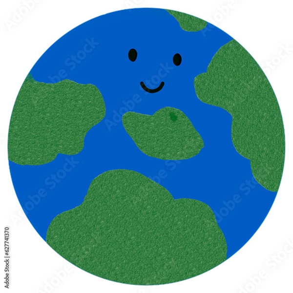 Obraz cartoon globe