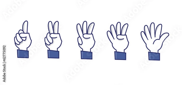 Obraz Znaki liczbowe