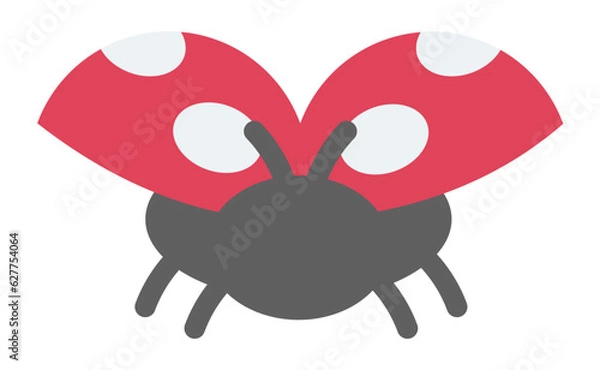 Fototapeta Cute ladybug Illustration