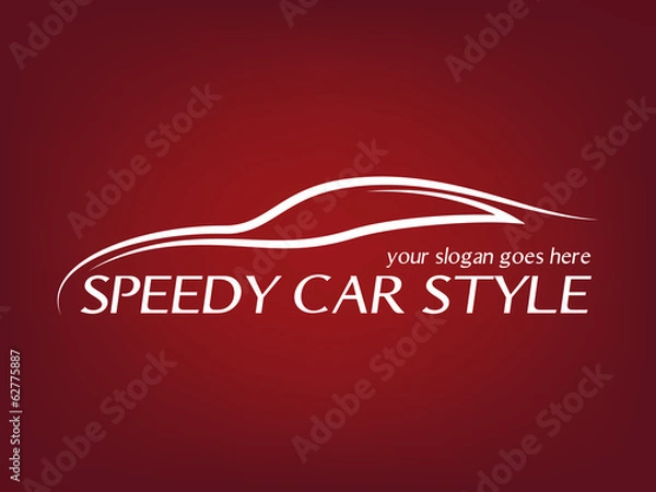 Obraz Calligraphic car logos