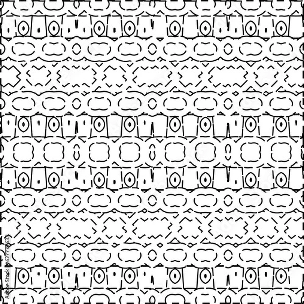 Obraz Dashes lines. Grunge texture. Black and white pattern. Abstract background for web page, textures, card, poster, fabric, textile.