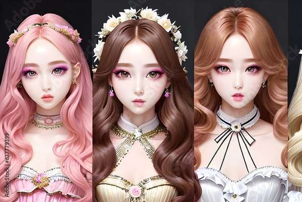 Fototapeta portrait of a woman