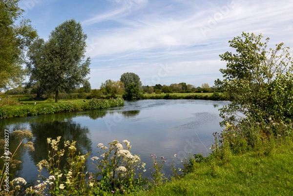 Fototapeta River thames landscape