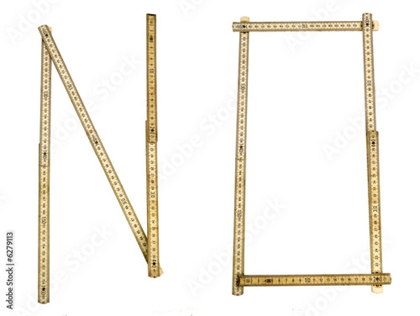 Fototapeta alphabet NO