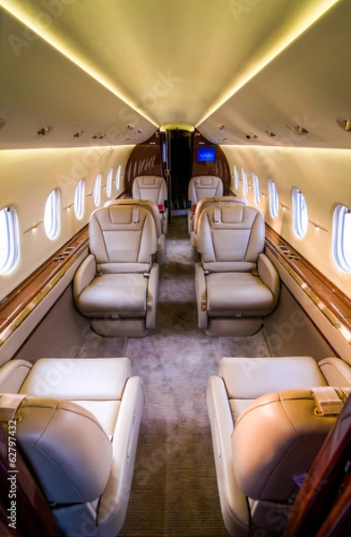 Obraz Private Jet - Interior Cabin