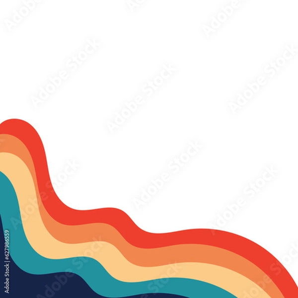 Obraz Retro Rainbow Corner