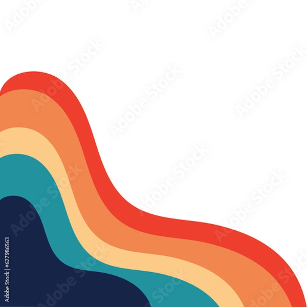 Obraz Retro Rainbow Corner