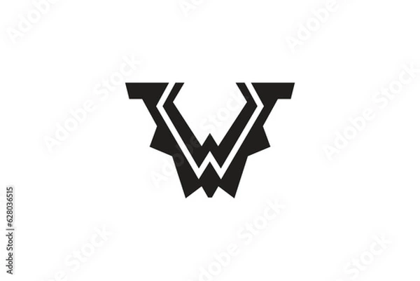Fototapeta Letter W Logo Design - Logo Design Template	
