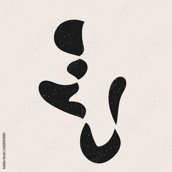 Fototapeta Abstract Minimalist Graphic Poster Design Pattern Background Illustration