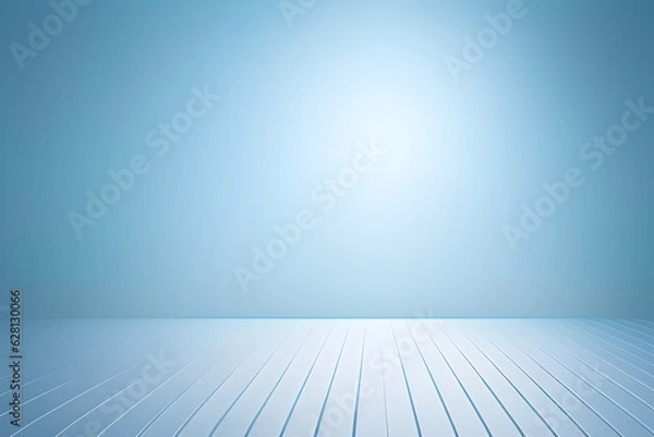 Obraz Blue background with gradient.generative Ai.