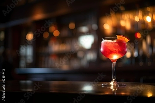 Fototapeta Coctail drinks at bar and on the beach