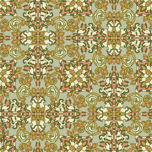 Fototapeta Decorative seamless pattern. EPS-8.