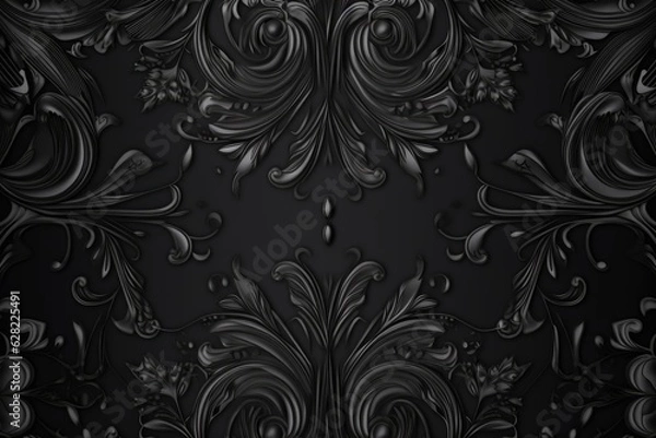 Obraz black and white pattern