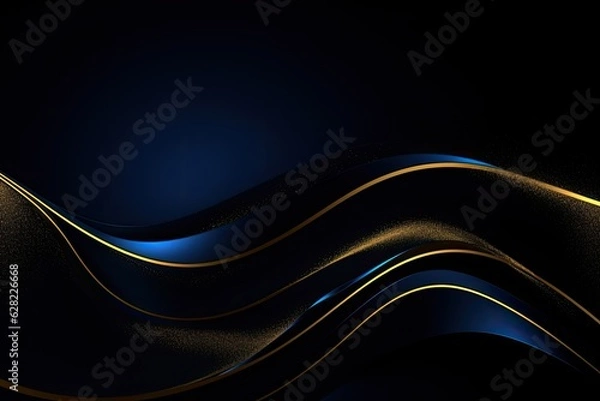 Obraz abstract background with wave