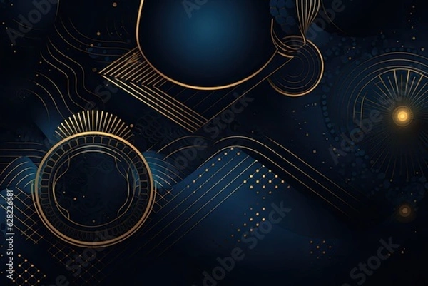 Obraz abstract background with stars