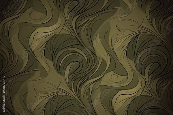 Obraz seamless pattern with swirls