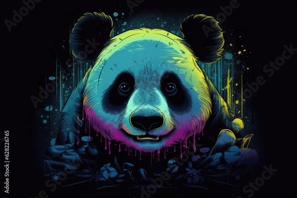 Obraz illustration of a panda