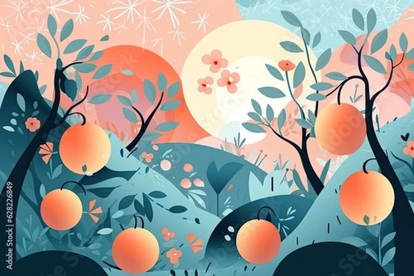 Obraz background with flowers