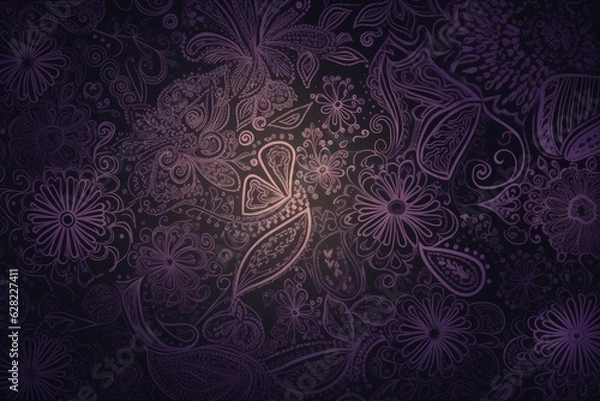 Obraz abstract floral background