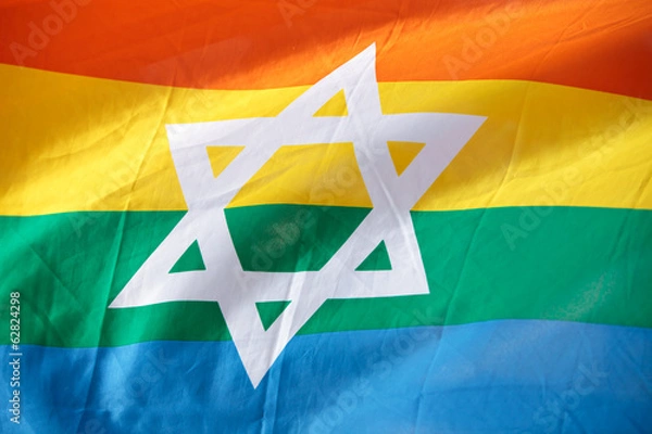Obraz Israel Rainbow Flag