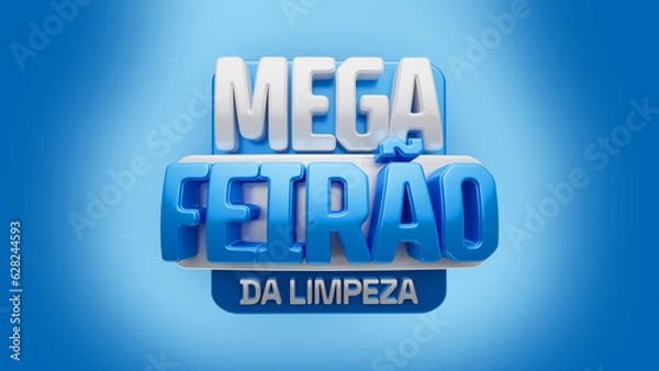 Fototapeta selo 3d ''mega feirão da limpeza''