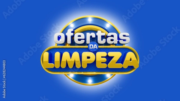 Obraz selo 3d ''ofertas da limpeza''