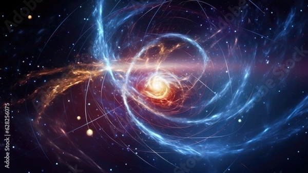 Fototapeta The theory of space, time, and gravity, as described by Albert Einstein's theories of special and general relativity