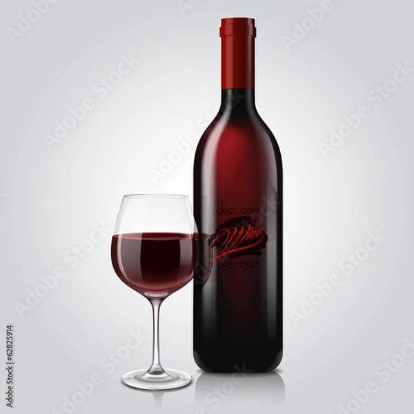 Fototapeta red wine