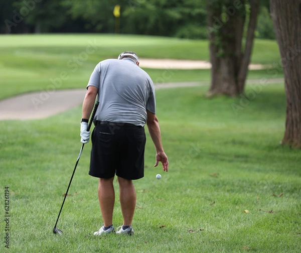 Obraz golf penalty drop