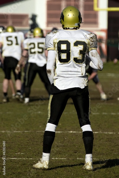 Fototapeta football américan équipe sport attaque défense contact