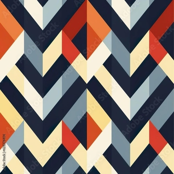 Fototapeta Geometric pattern. Modern pattern.