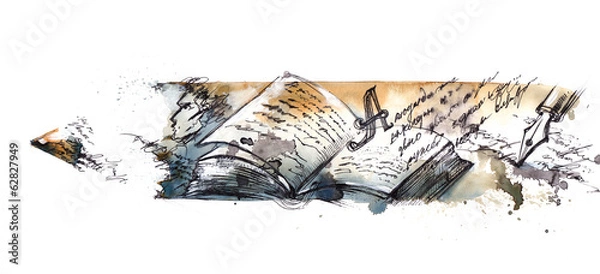 Fototapeta literatura