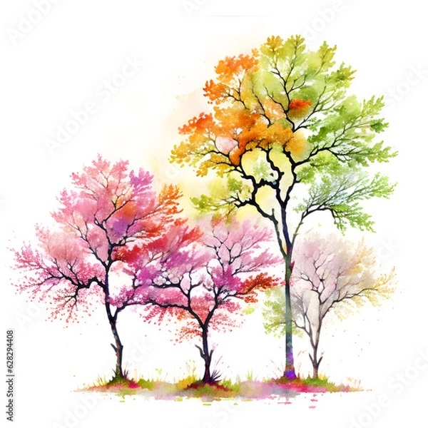 Fototapeta tree with flowers