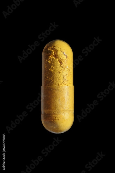 Obraz Berberine pills on background