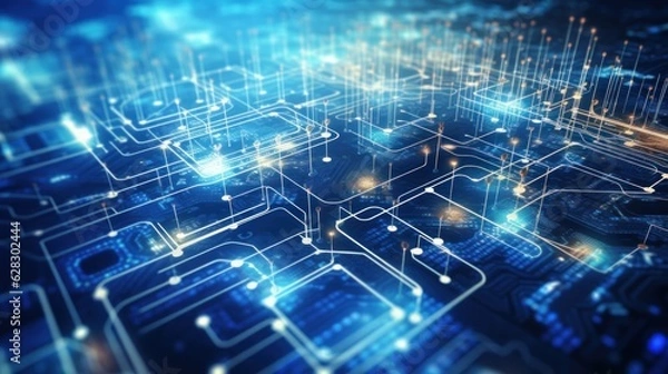 Obraz Edge Computing, explore the benefits and challenges of edge computing in enhancing real - time data processing and reducing latency