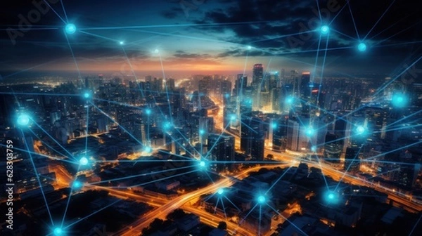 Obraz Edge Computing, explore the benefits and challenges of edge computing in enhancing real - time data processing and reducing latency