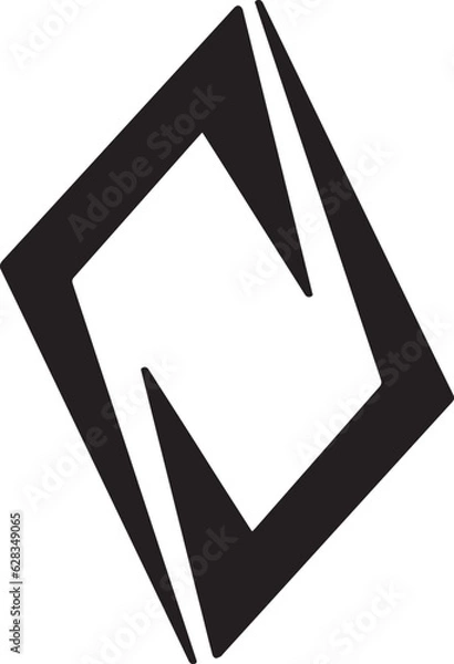 Fototapeta black and white symbol