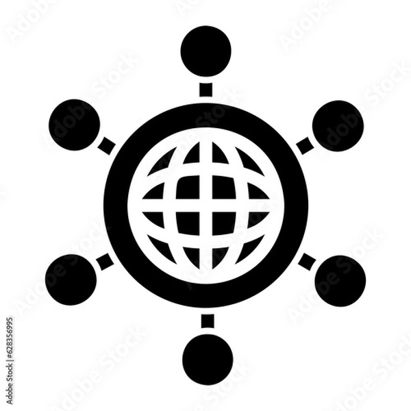 Fototapeta internet icon