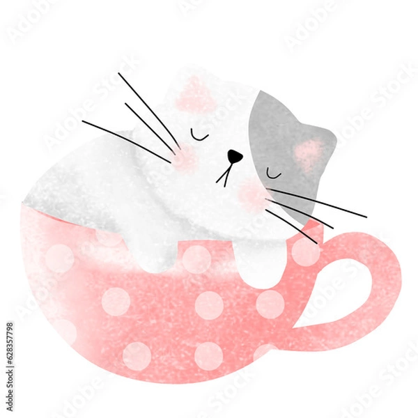 Obraz cat with heart