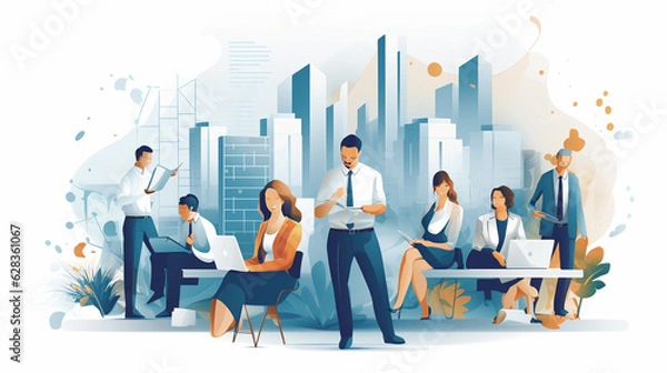 Obraz group of people