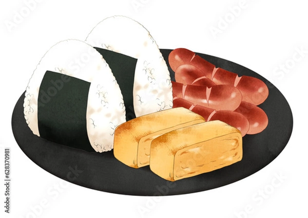 Obraz おにぎりセット