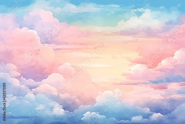 Fototapeta clouds in the sky