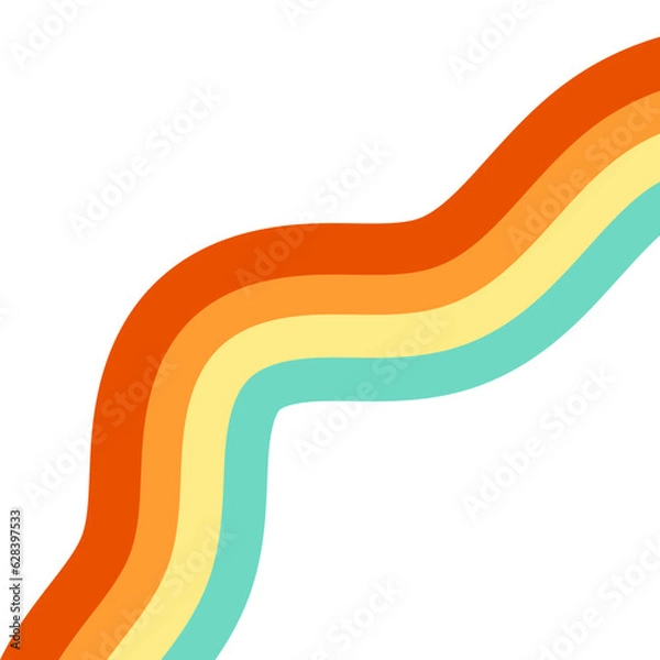 Obraz Retro Rainbow Corner